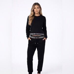 Armani Exchange Crewneck Sweatshirt Joggers Set